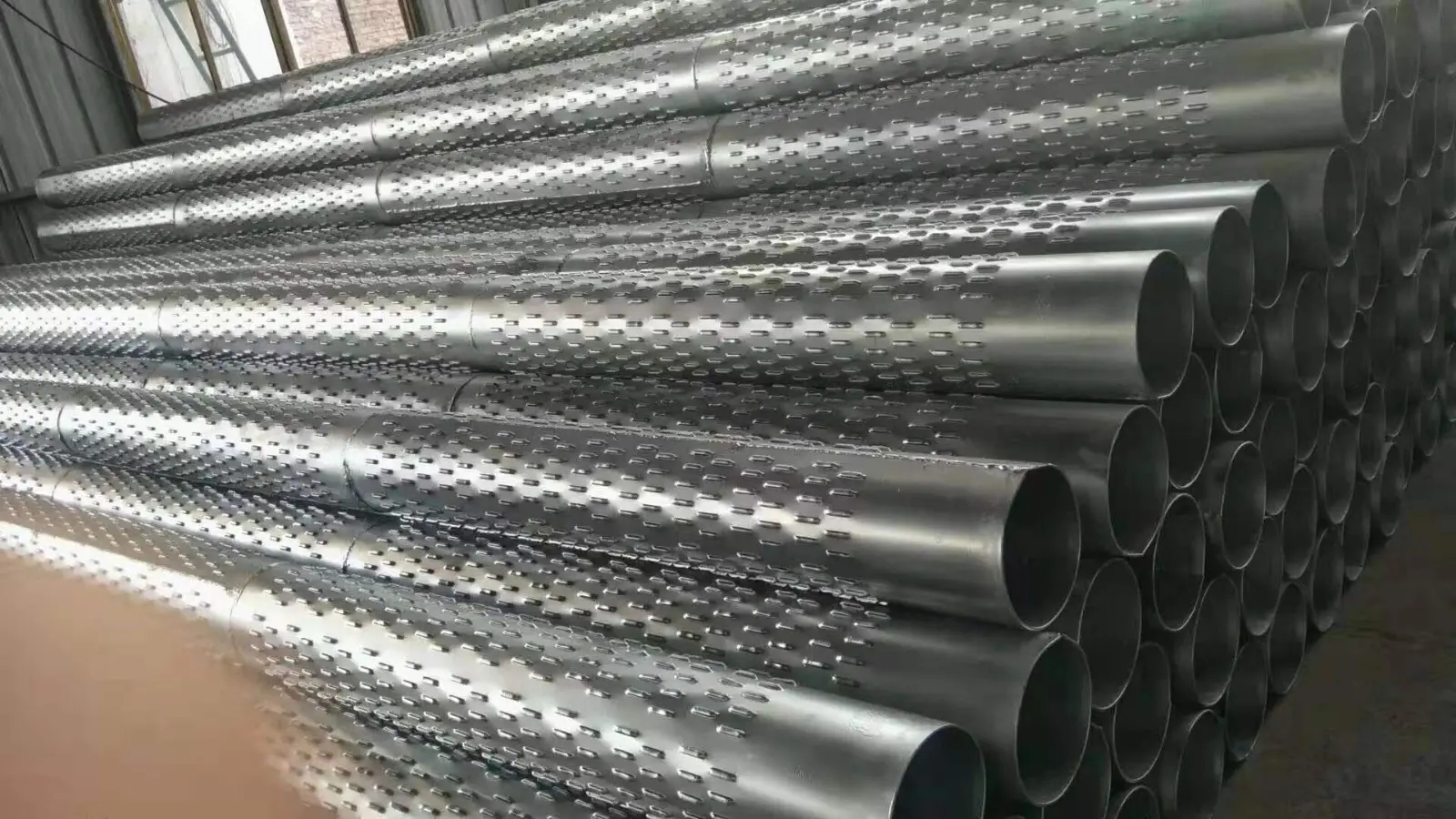 过滤管采用先进的全绕焊生产工艺